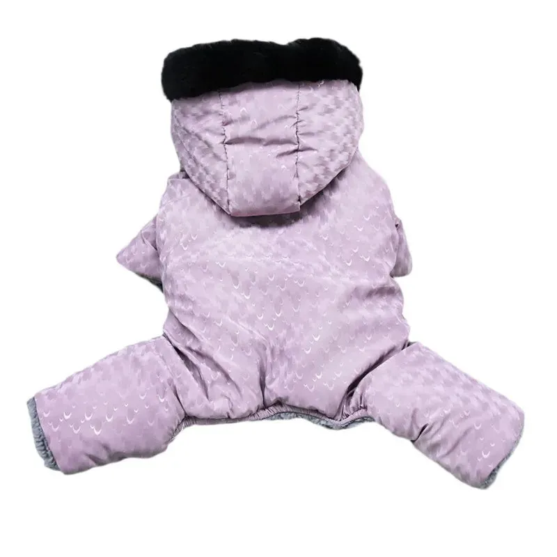 Winter Coat For Puppy Dog Jumpsuit Winter Dog Clothes Warm Thicken Coat Hoodies Clothing for Small Dogs Chihuahua Yorkies Schnauzer