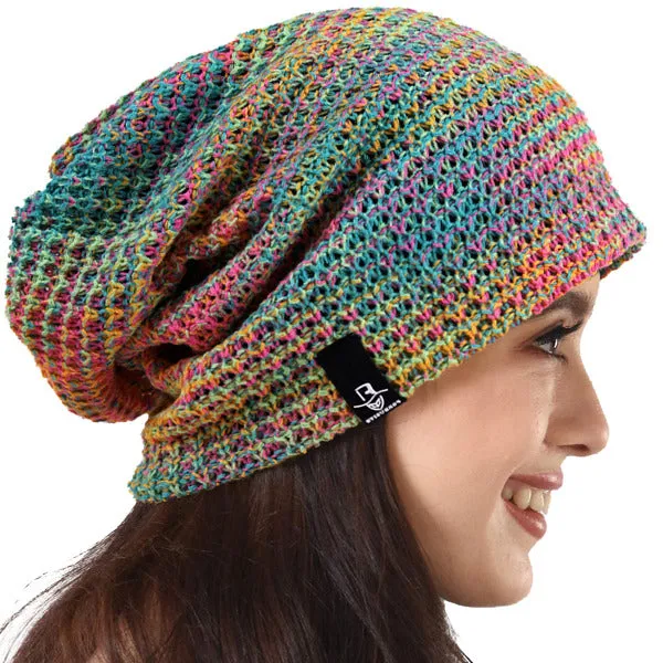 Women Knit Slouchy Beanie Hat for Winter Summer