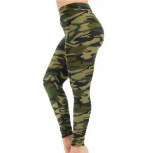 Women's Green Camo Leggings