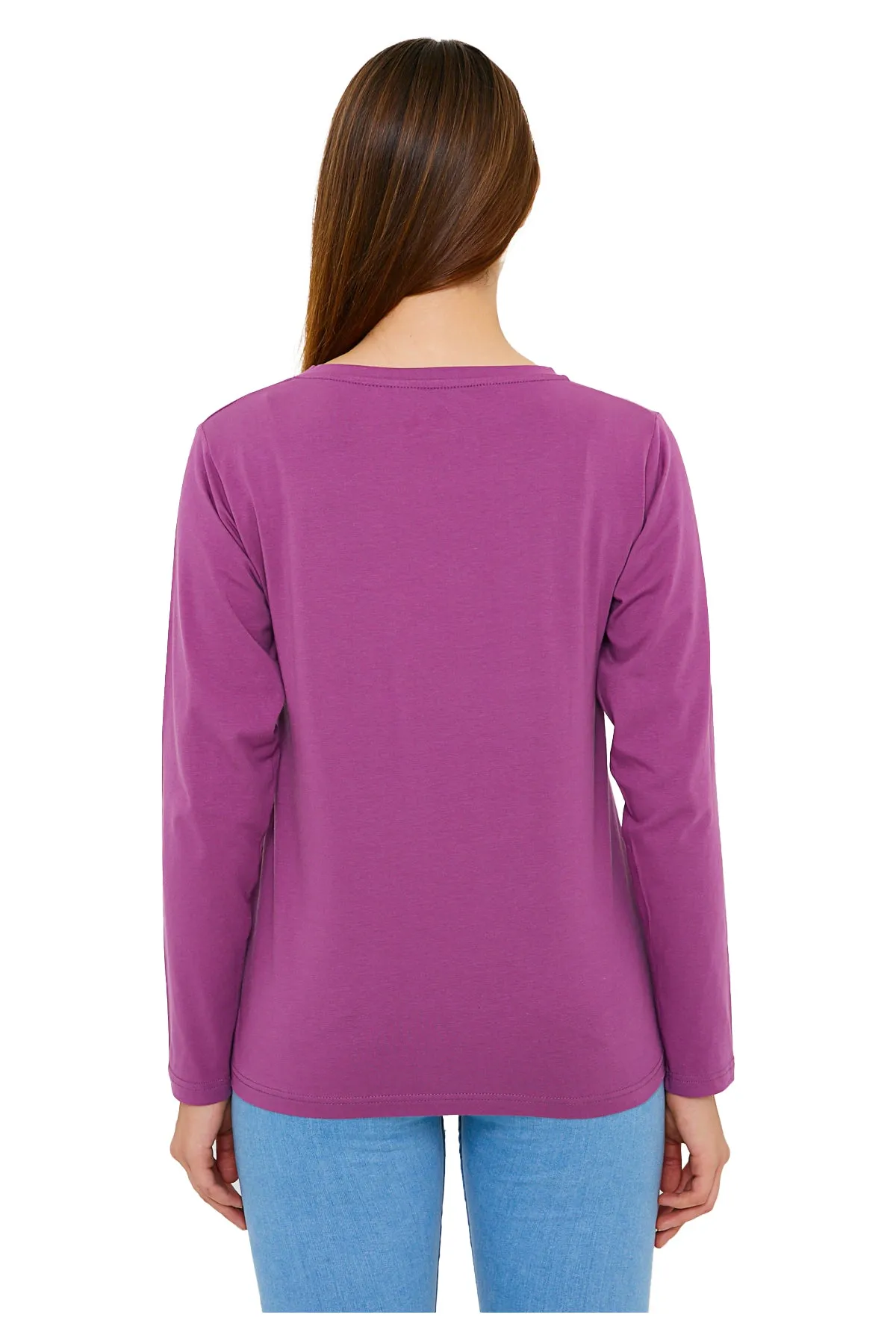 Women's V-Neck Long Sleeve T-Shirts