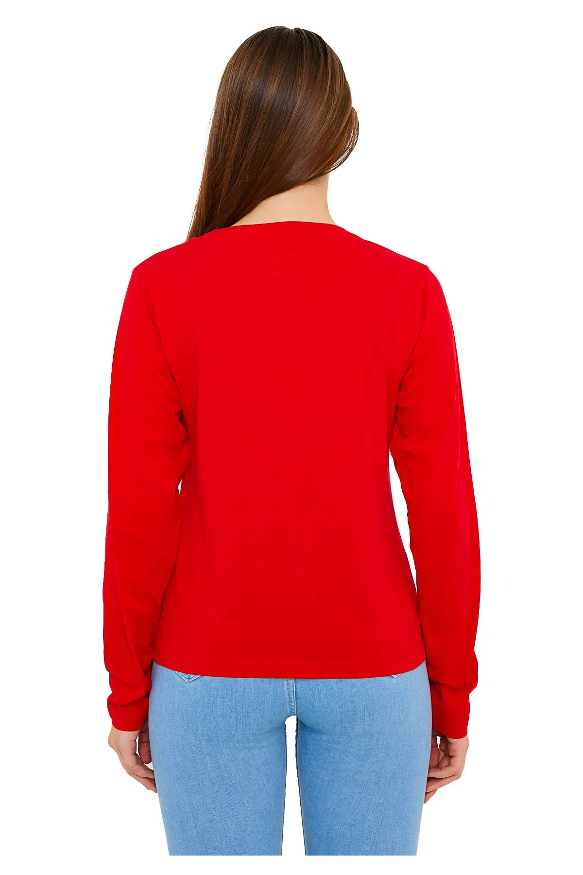 Women's V-Neck Long Sleeve T-Shirts