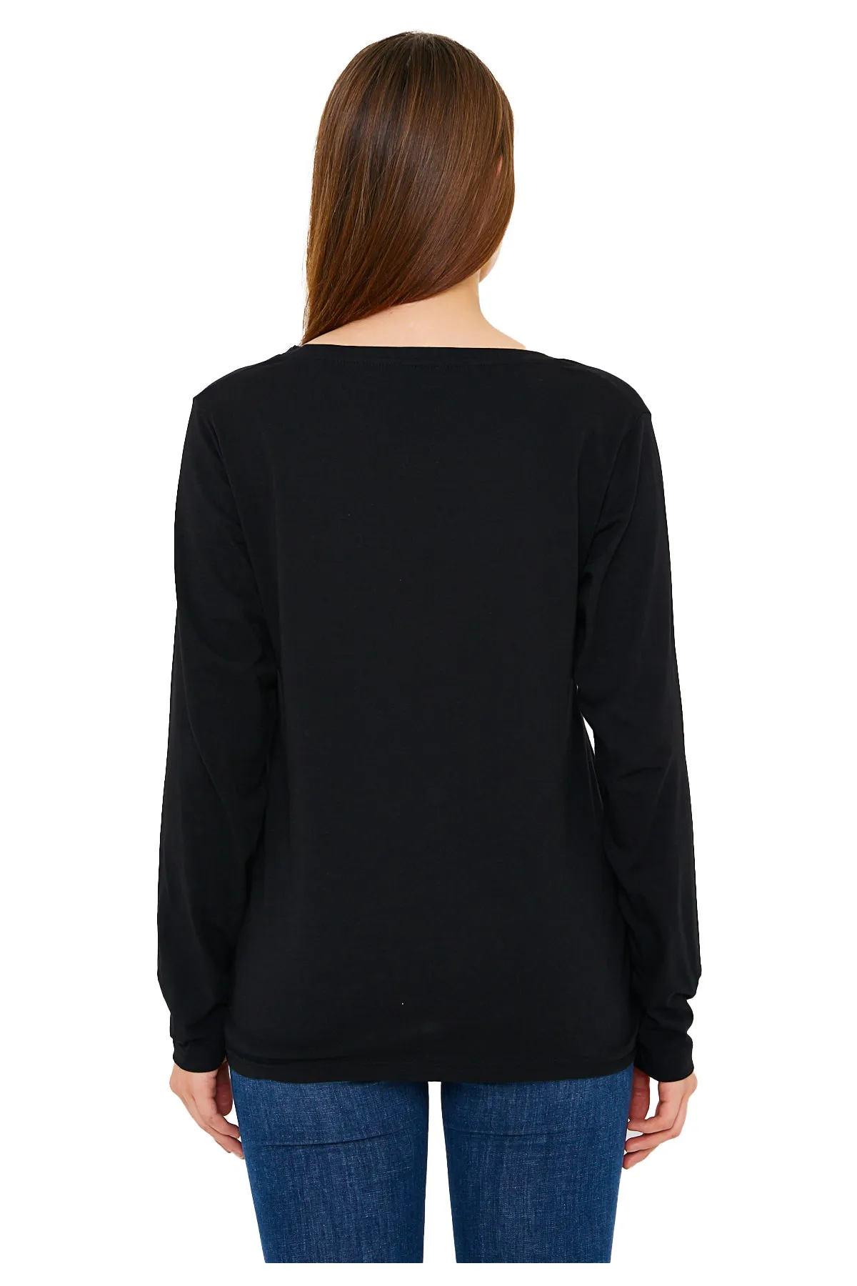 Women's V-Neck Long Sleeve T-Shirts