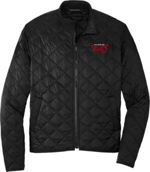 York Devils Mercer Mettle Quilted Full-Zip Jacket